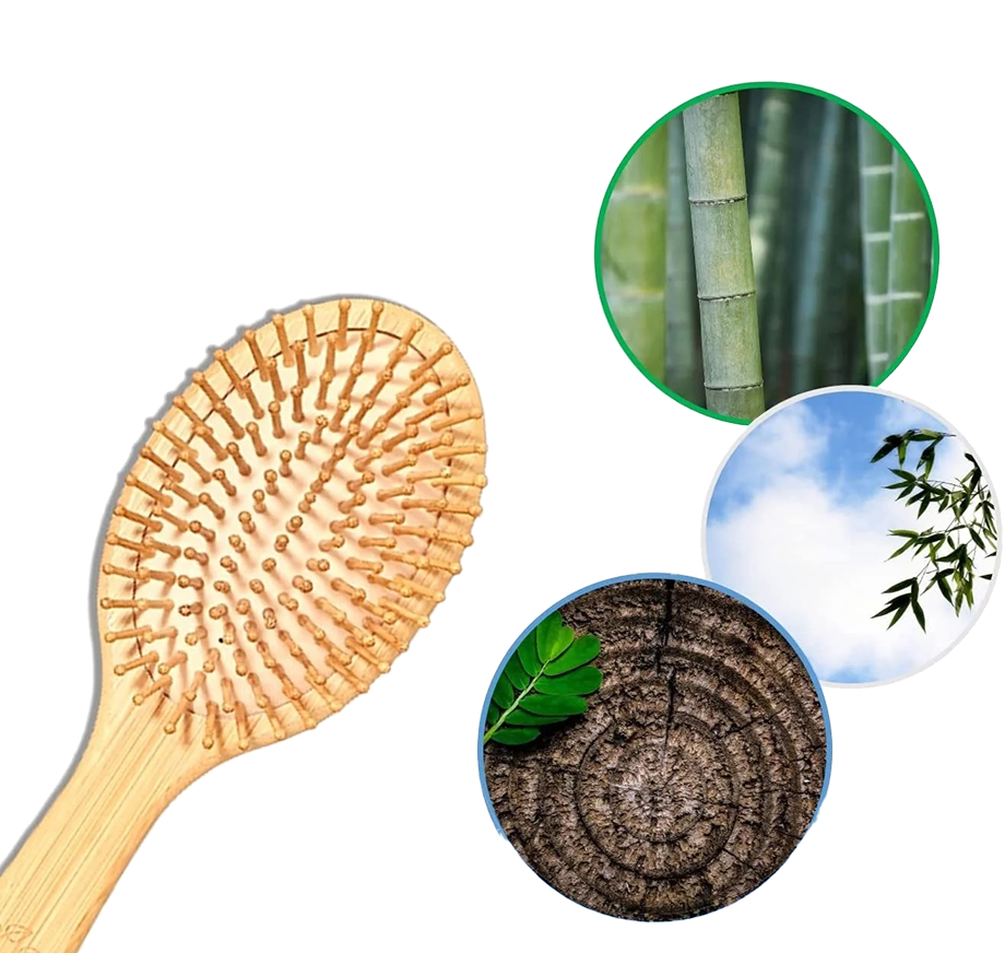 Natural Wooden Hair Brush